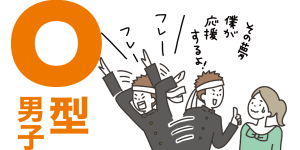 O型男子